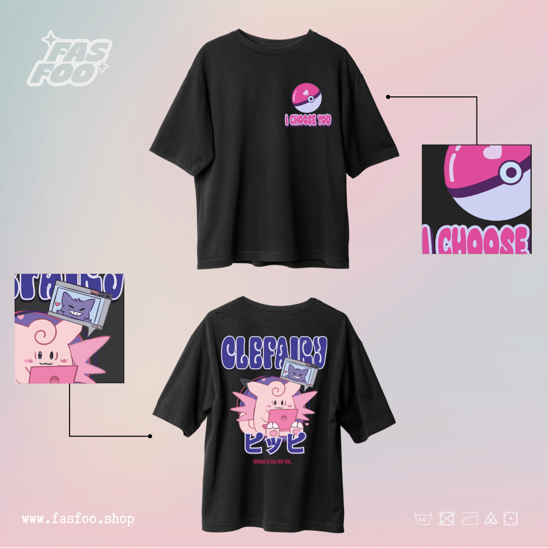 GENGAR Y CLEFAIRY